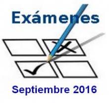Examenes septiembre Anuncio